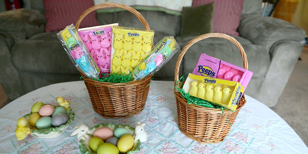 PEEPSBrand's tweet photo. #Easter weekend is here! Make those baskets and gifts complete with your fave #PEEPS treats. https://t.co/6jREP8rvuJ