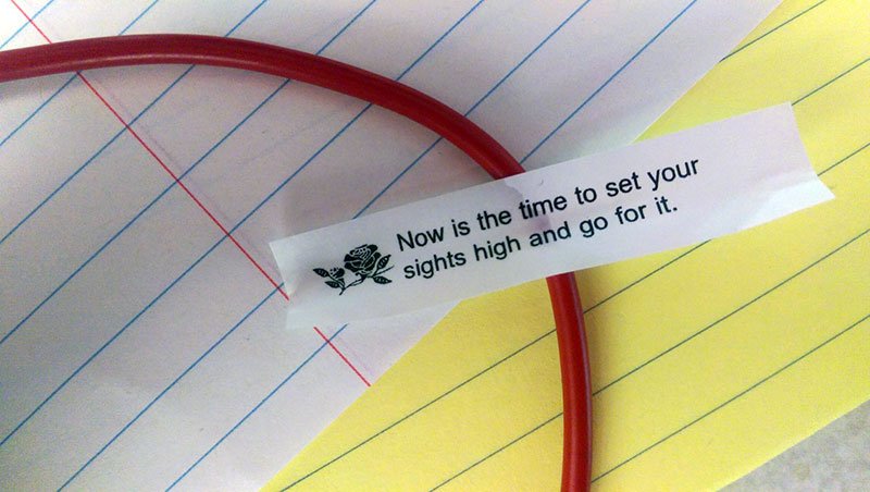 bsangel's tweet photo. My fortune from lunch today #completelyrelevant #goingforit https://t.co/y6UjlkWQOB