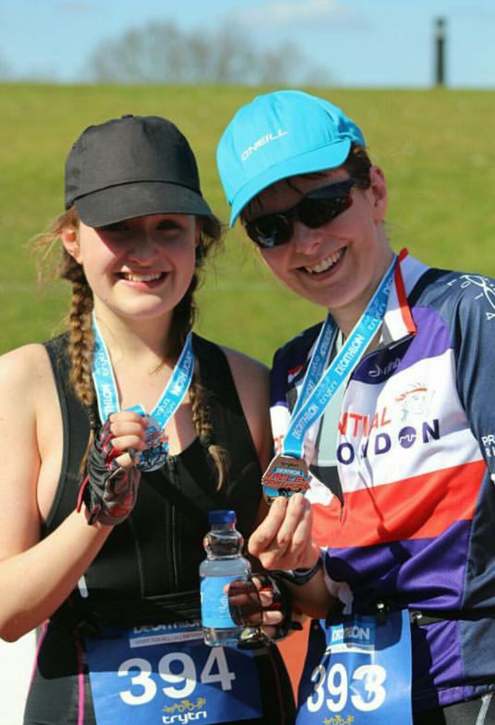 Loved the triathlon today with my fab daughter. Thanks <a href="/TryTriUK/">Try Tri - Triathlons</a>