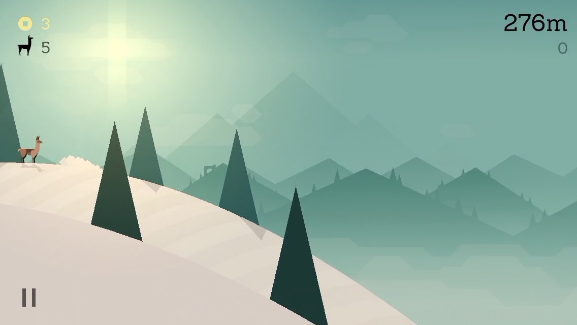 adamkelly2201's tweet photo. @AltosAdventure / This #indiegame is amazing. The art is pretty, and you #ski endlessly and keep playing for hours. https://t.co/Q6WDhGMARz