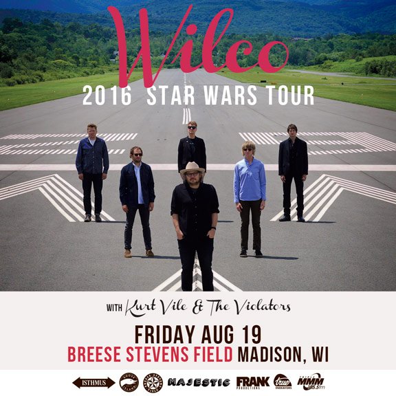 Breese_Stevens's tweet photo. ON SALE NOW! @Wilco with @therealkurtvile | August 19 | Gates: 5:00 | Show: 6:00 PM FOR TIX: https://t.co/ow2fxLhQwZ https://t.co/CrOdws6C7f