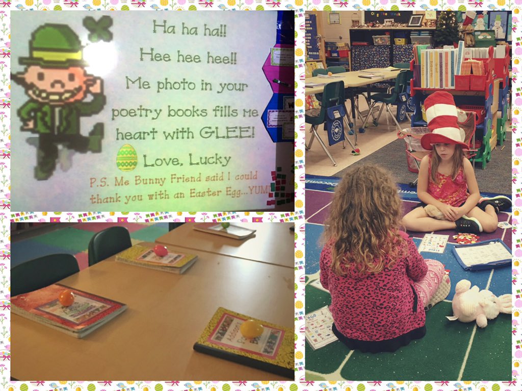 ❤️Overheard: "I did NOT know the Leprechaun &amp; Easter Bunny were even friends. Oh SNAP"🐰🍀💕#outofthemouthsofKinders😍😂