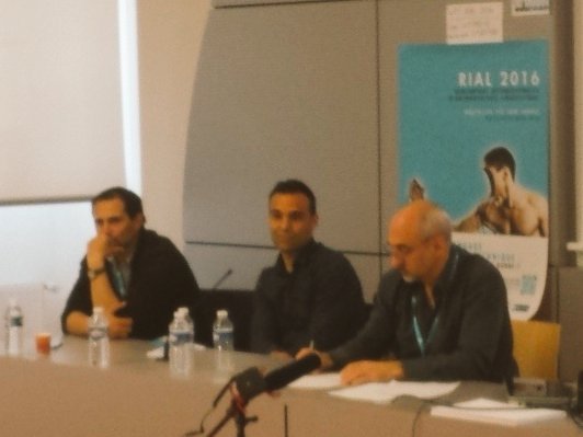 2016rial's tweet photo. Quelques membres du comité d'organisation  (de droite à gauche ) Laurent Fauré,  Yann Beldame  et Éric Perera https://t.co/wGGediBY4D