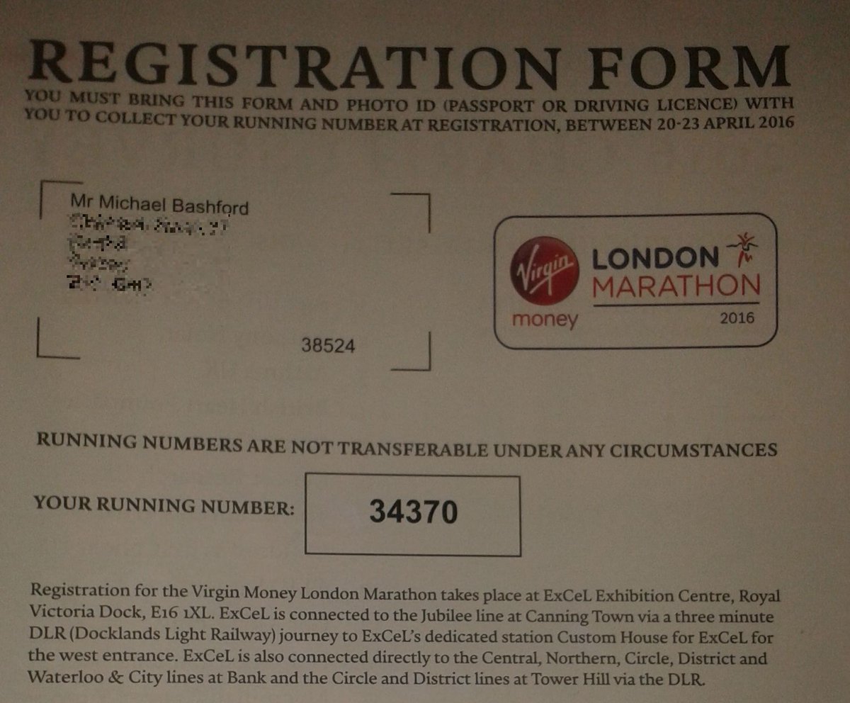mickbashford's tweet photo. Got my official Virgin London Marathon registration form,
#pleasedonate
#virginmoneygiving
https://t.co/stQVO9gvwD https://t.co/Rg1ZeYofro