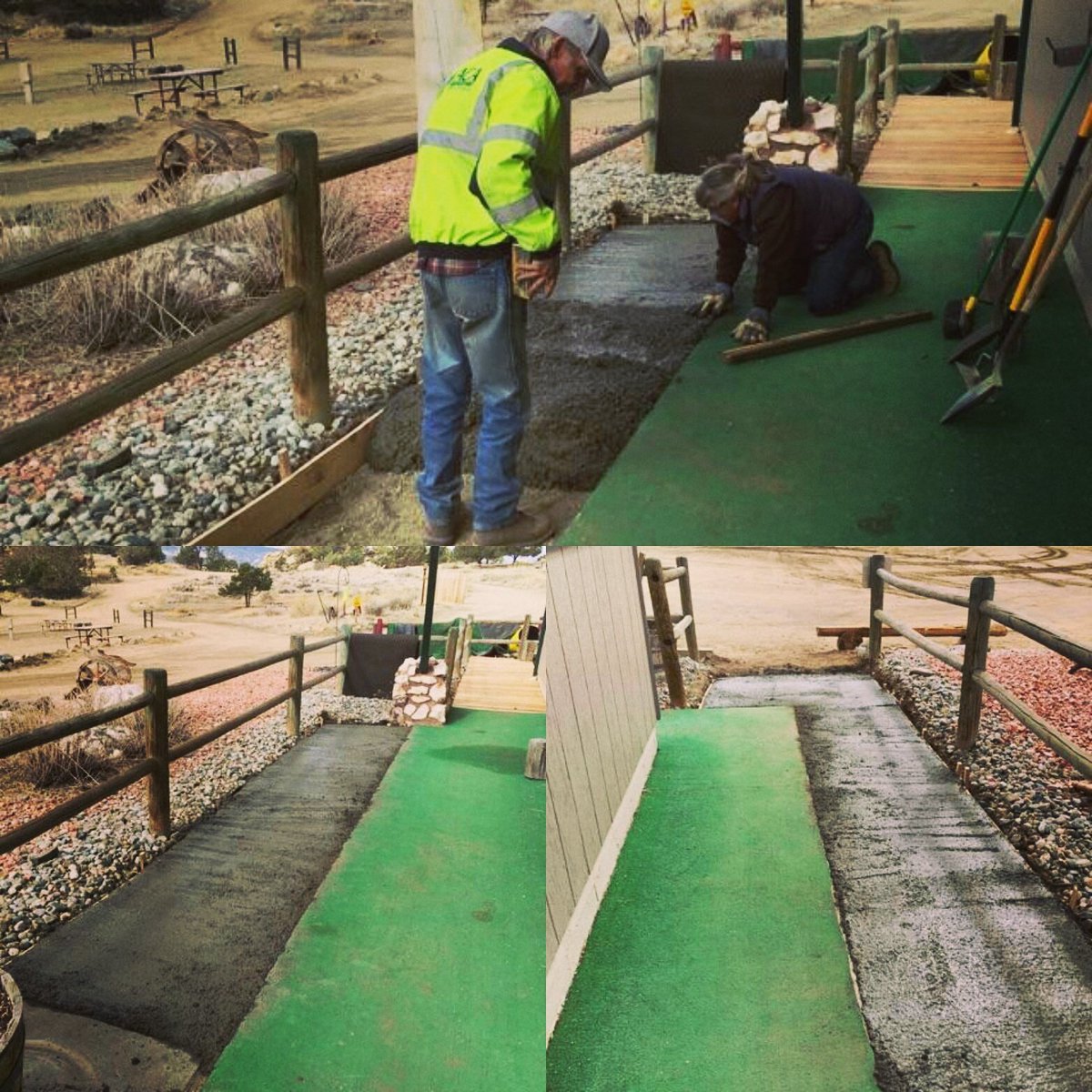 buenavistakoa's tweet photo. Finishing up some work on the walkways #bvkoa #bvco #workinhard #1weektilopen #april1 #koa #camping https://t.co/03NYrbWqbl
