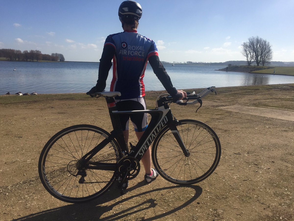 lcarveth's tweet photo. 85km in the bag today plus a cheeky run round Rutland. Longest ride ever and now I'm pooped!!! @TriathlonBT1985 https://t.co/ESTshoZMLB