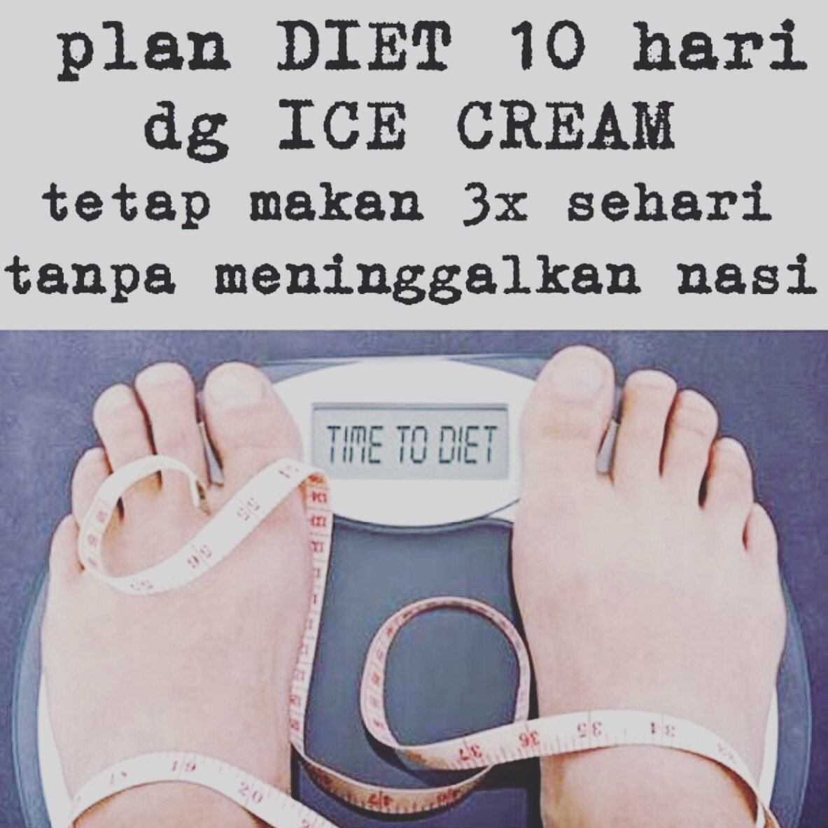 Ask me, diet itu tidak menghindari nasi. Paham?