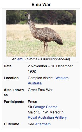 Jeremy Busch On Twitter Flashback Friday Great Emu War Actually A Thing Participants Emus Royal Australian Artillery Https T Co 729jwghrg4