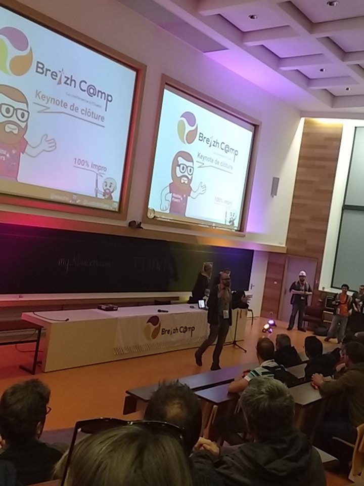 Beef_Tech's tweet photo. Keynote de clôture, deuxième prise...avec plus de monde :) https://t.co/F51wOCsmxk
