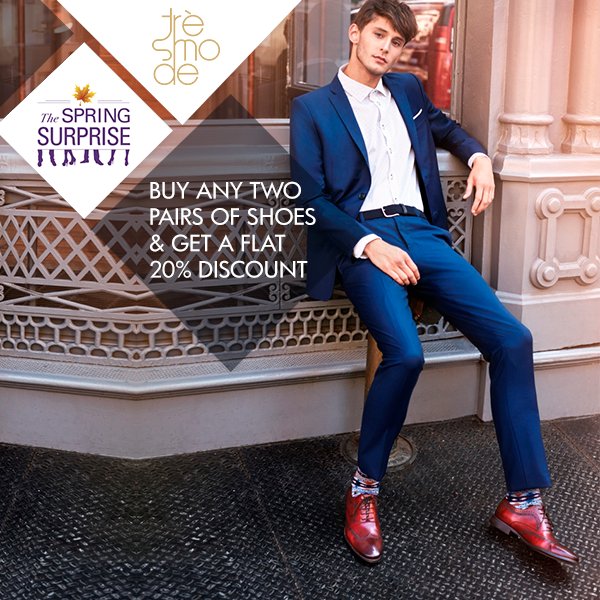 tresmode's tweet image. We love men who have a great sense of style &amp;amp; we have something for you at our stores! #Tresmode #SpringSurprise