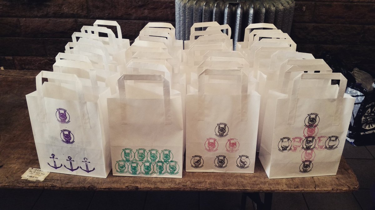 Kazeroonski's tweet photo. 20 goody bags ready for the weekend :) @ML2Promotions #scottishtattooconvention https://t.co/pEfxkSUKNa
