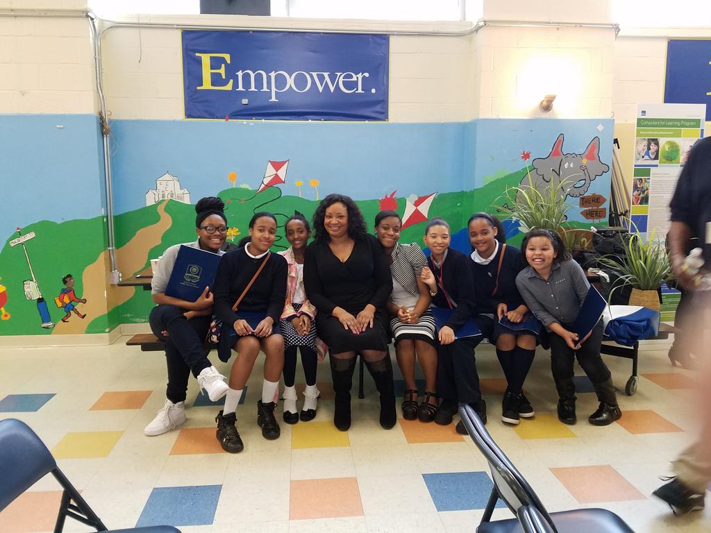 DCMOWPI's tweet photo. Great morning speaking with the awesome girls at #ExcelAcademyPublicCharter with the #ComputersForLearningProgram ! https://t.co/Ofnl5DSLz3
