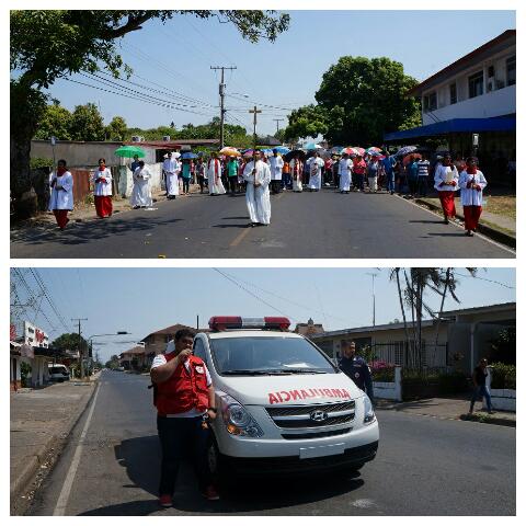 CrpSantiago63's tweet photo. 25/ 3/16 @CruzRojaPanama Comité Santiago presente Vía Crucis. Brindando Seguridad y Primeros Auxilios a feligreses. https://t.co/57TPwTmXXF