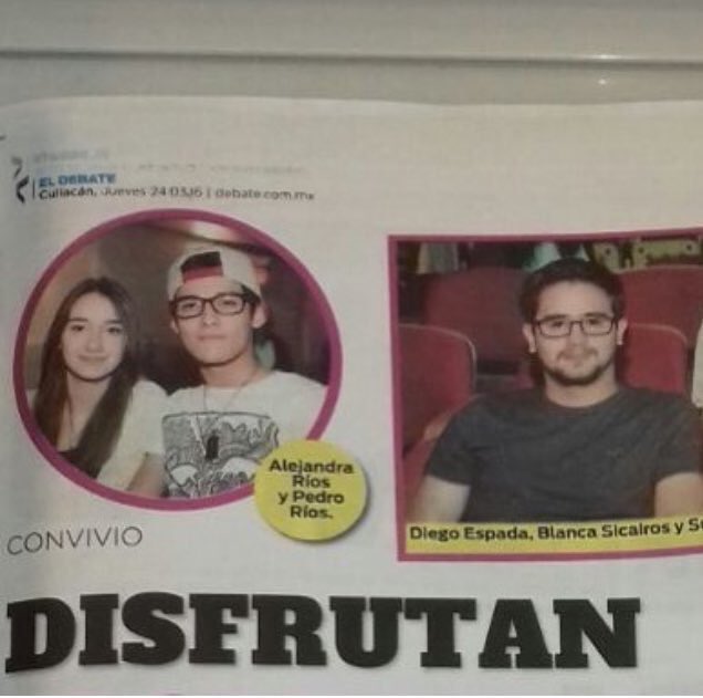 alers_chile's tweet photo. @Soyalerios y @Intro_fire Salieron en el Periodico de Culiacan💕💕 FELICIDADES 💕💦 https://t.co/hN3aNnIPTo