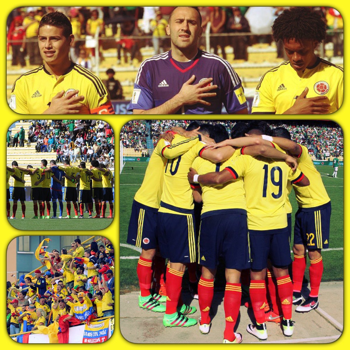 Cuadrado's tweet photo. Duro partido ayer, vamos mi selección 💛💙❤️ #UnidosPorUnPais de la mano de Dios 🙏🏾 https://t.co/rhwTAj85tR