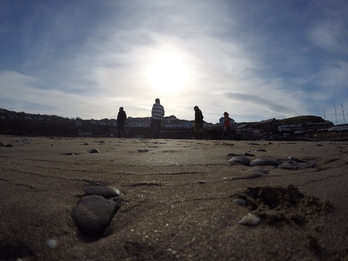 TD11_'s tweet photo. A few from New Quay basking in sunshine this afternoon. Still cold though. #Wales #NewQuay #GoPro #decentFriday https://t.co/PFDpjKsuRY