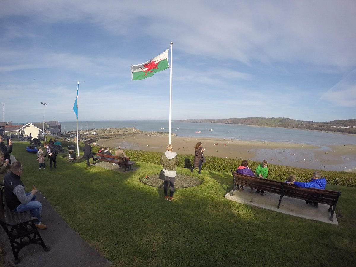 TD11_'s tweet photo. A few from New Quay basking in sunshine this afternoon. Still cold though. #Wales #NewQuay #GoPro #decentFriday https://t.co/PFDpjKsuRY