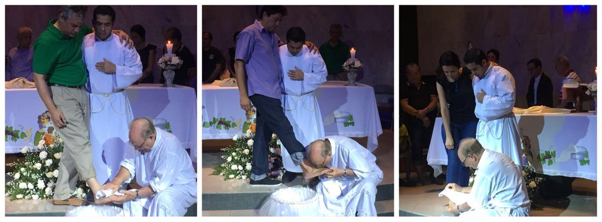 ejesjt's tweet photo. "Si yo, el Señor y el Maestro, os he lavado los pies, vosotros también debéis lavaros los pies unos a otros" https://t.co/YO49DgrLIF