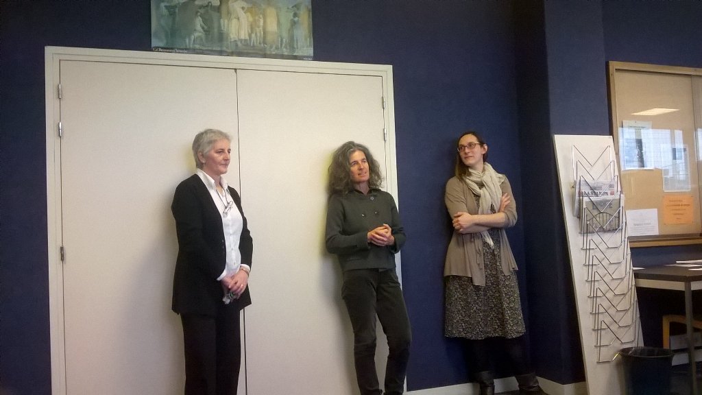 AllaixG's tweet photo. Début du vernissage de l'#exposition "I contadini volanti" en présence de @flaviaamabile avec le @MasterPro_ICFI https://t.co/XkC7MzgPuu