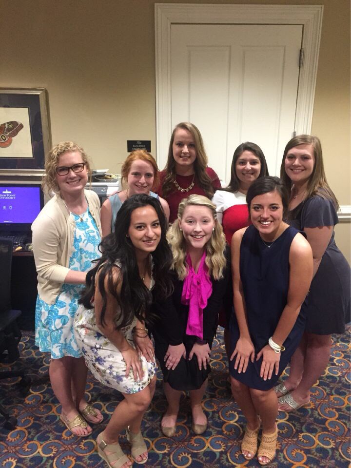 AXO_HighPoint's tweet photo. Congratulations to these cute girls for being initiated into Order of Omega!! You guys are amazing❤️ https://t.co/0STqYet35b