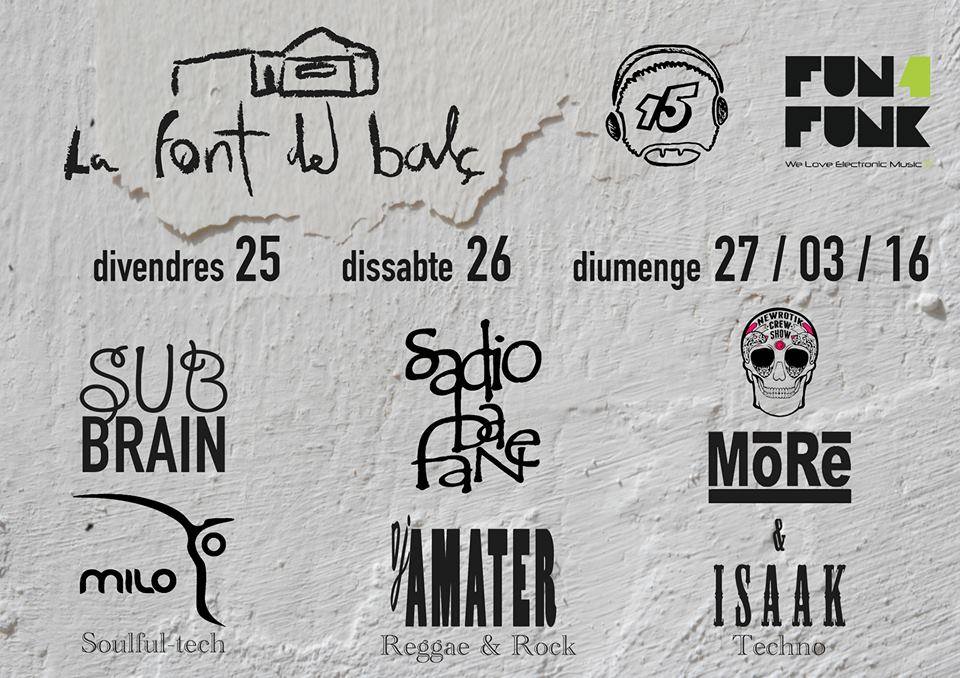 Fun4Funk_live's tweet photo. IT'S PARTY TIME!!!!

#Fun4Funk15years
#Fun4FunkParty
#LaFontDelBalç https://t.co/NCgijIK03D