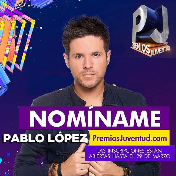 PabloLopezMusic's tweet photo. ¡Recuerden participar con su voto porque cada voto cuenta! #PremiosJuventud https://t.co/DKFKVPSPBf https://t.co/g49fSUuJzv