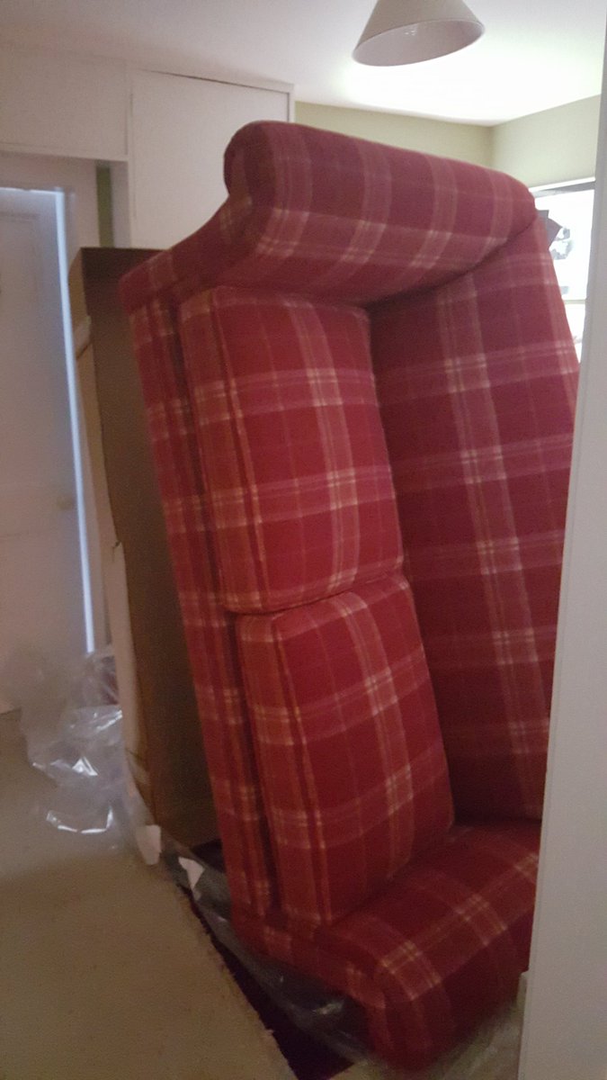 Hayleyjgreen1's tweet photo. New sofa delivered. Now to wrangle it into the living room #flexesmuscles https://t.co/RuXI27DtVD