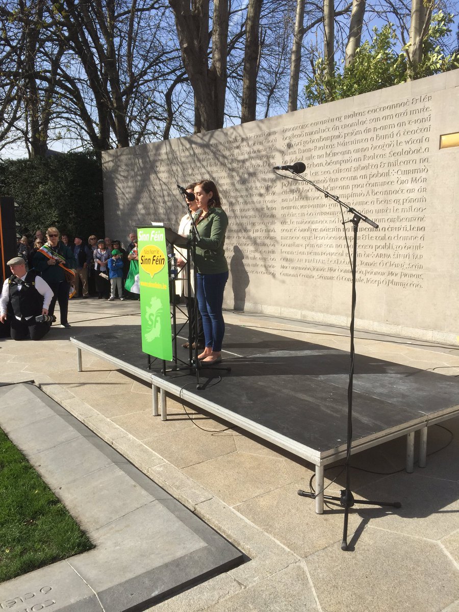 M_McGuinness_SF's tweet photo. At Arbour Hill,where the the Leaders of #1916EasterRising are buried. Good 2 see @mfearonsf read the Roll of Honour. https://t.co/gPMy5npQSi