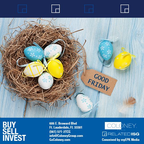 coloneygroup's tweet photo. Happy #GoodFriday from the Coloney Group.
#TheColoneyGroup #ColoneyGroup https://t.co/s2VwdSGGol