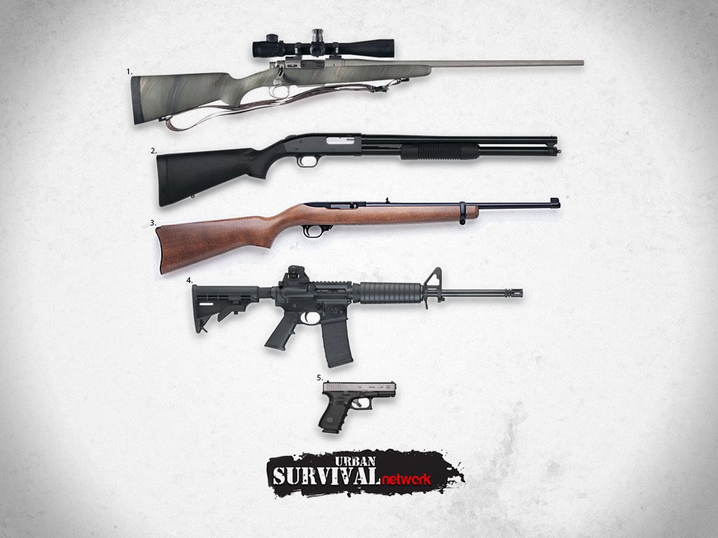 TwoAForever's tweet photo. Since Twitter seems obsessed with the number "five" today, here's five basic guns everyone should own.  #2A https://t.co/sg0Yk93SGv