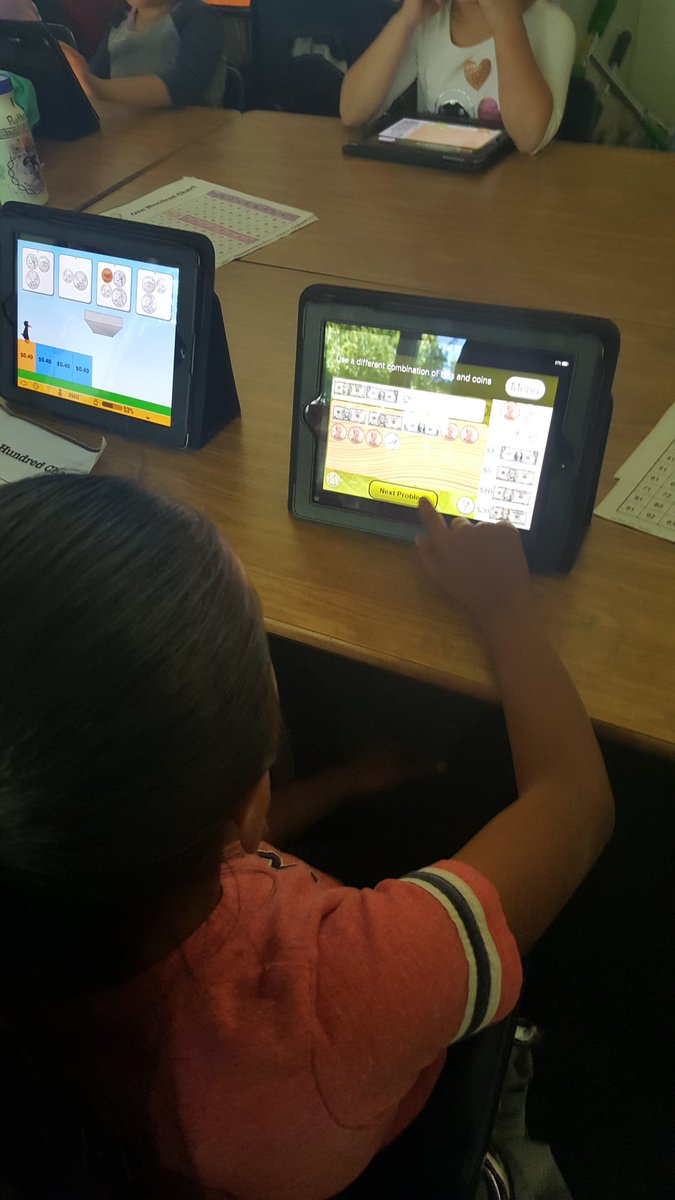 OTorcas's tweet image. Using the app Bills and Coins to increase success in learning money #FSDMath