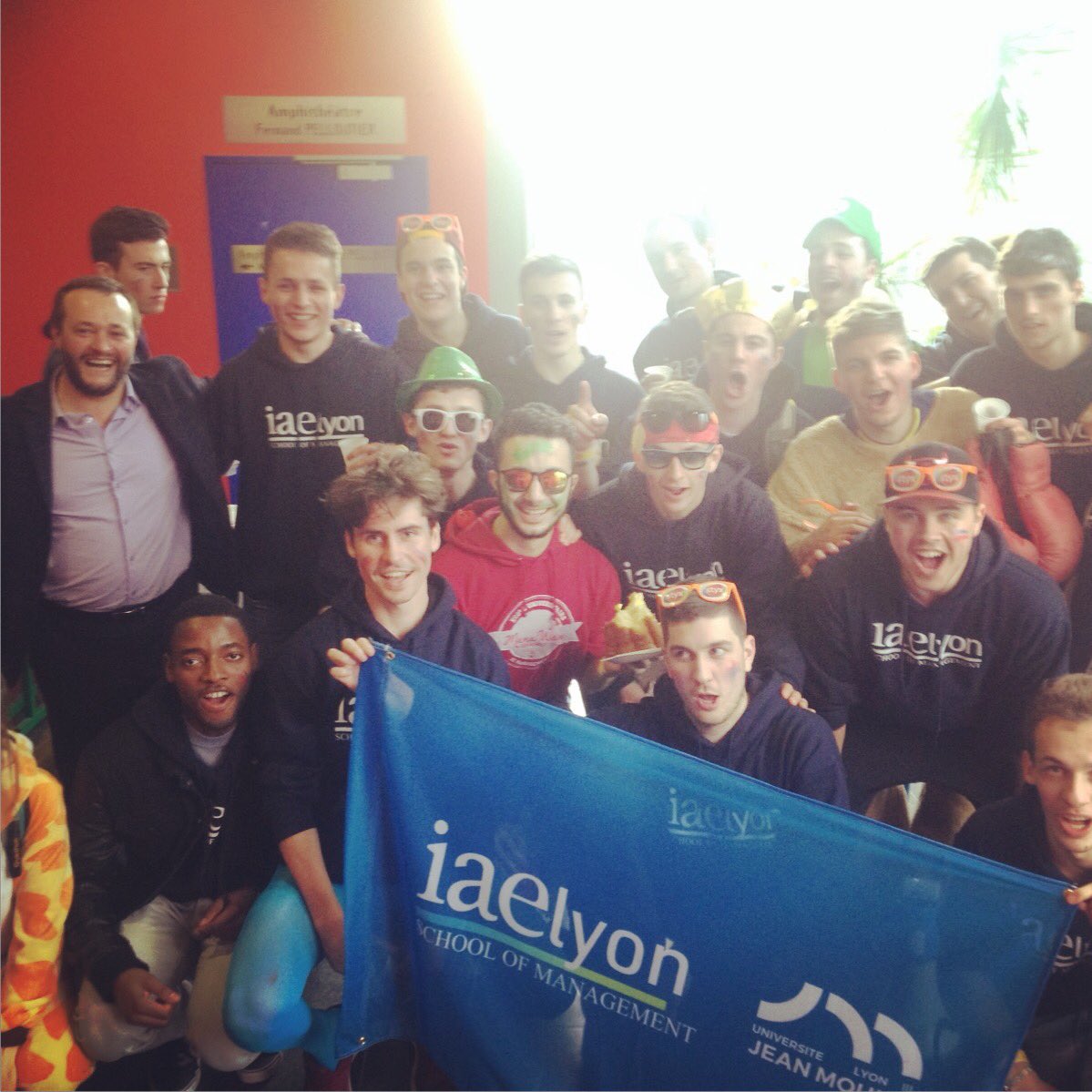 iaelyon's tweet photo. Et voici l'équipe #iaelyon, présente et motivée pour la #CDFIAE2016 @cdfnantes2016 https://t.co/Yvkq5zVncK