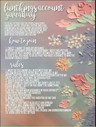 AngeIlCara's tweet image. I want to win @funthjngs account giveaway! #FUNTHJNGSGIVEAWAY 

💕SAVED ACCOUNTS ARE ALLOWED💕