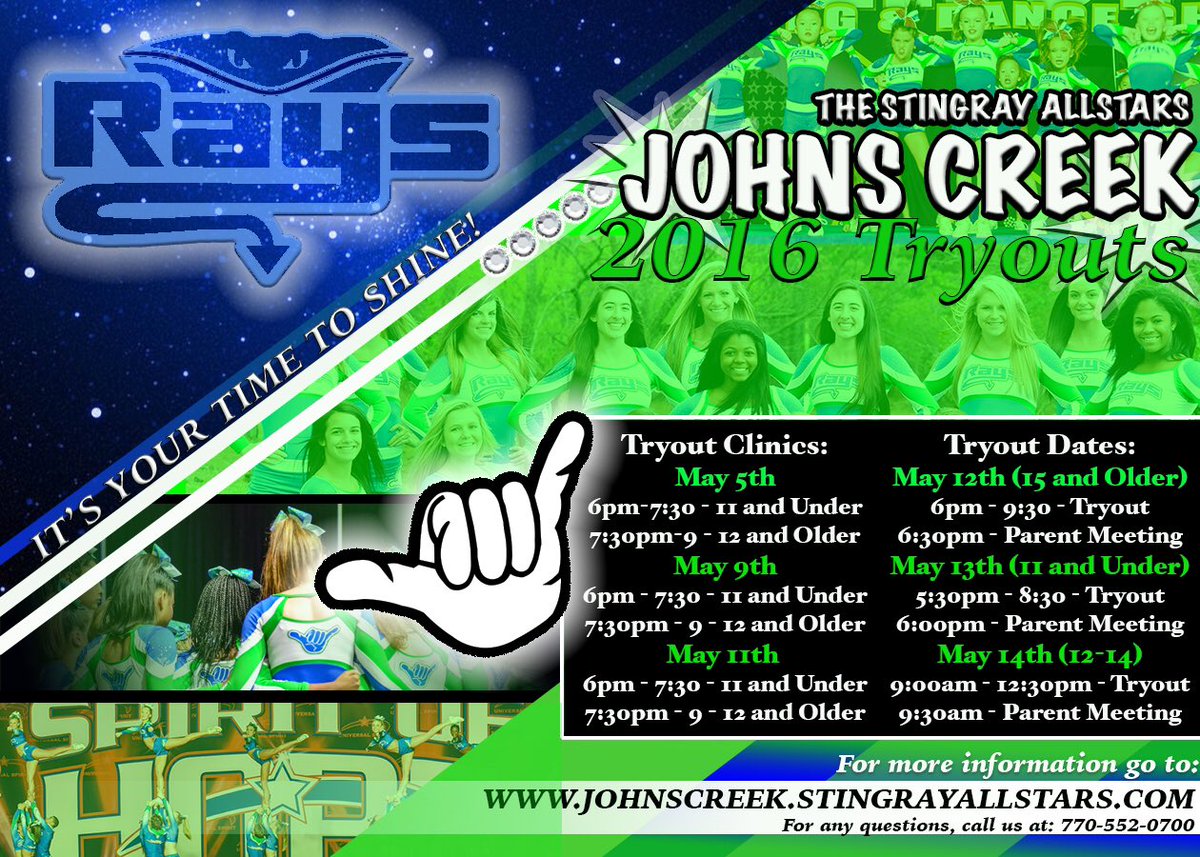stingrayforsyth's tweet photo. IT'S YOUR TIME TO SHINE! #CreekCrew #Rays16 https://t.co/OA1gEMivFL
