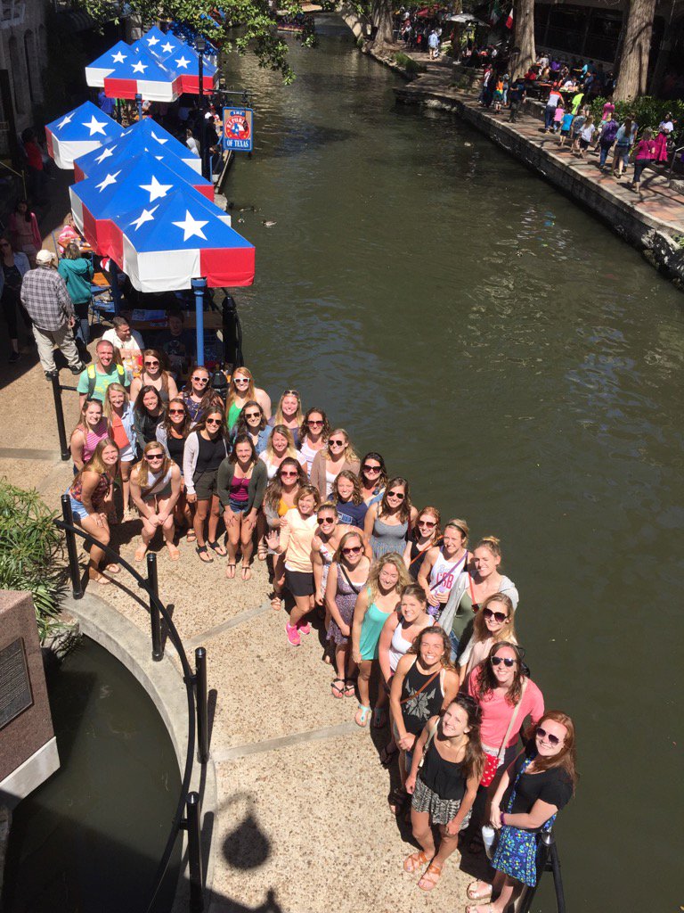 CSBTF's tweet photo. Blazers take on the Riverwalk in San Antonio!
#blazerfire https://t.co/mnSd2PKxJR