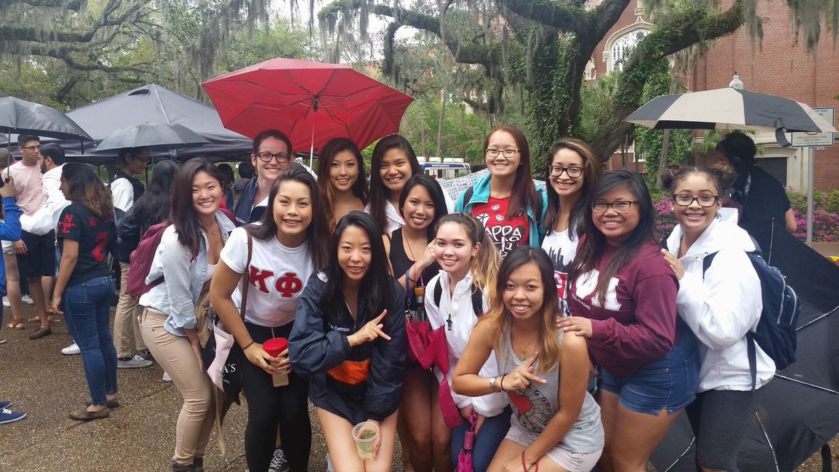 UFKPL's tweet photo. Rain or shine, Kappas never miss a Fourth Friday! https://t.co/eP5UXK5Kh9