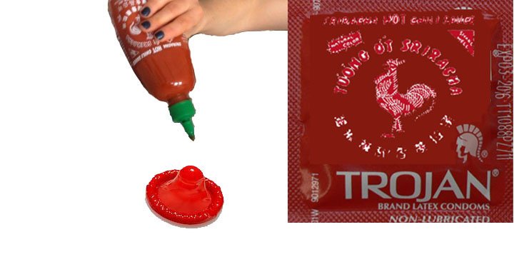 DigitalErrorStr's tweet image. Our Sriracha coated condoms were such a hit at Digital Dealer we're bringing them to #DSES2016! #feeltheburn