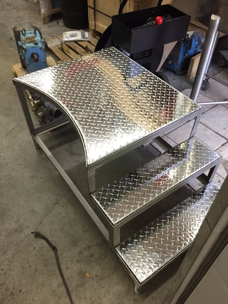 Welded up some stairs, and made a few hoses for <a href="/RedRockBrewing/">Red Rock Brewing Co.</a> Hope everyone has a nice Easter weekend!