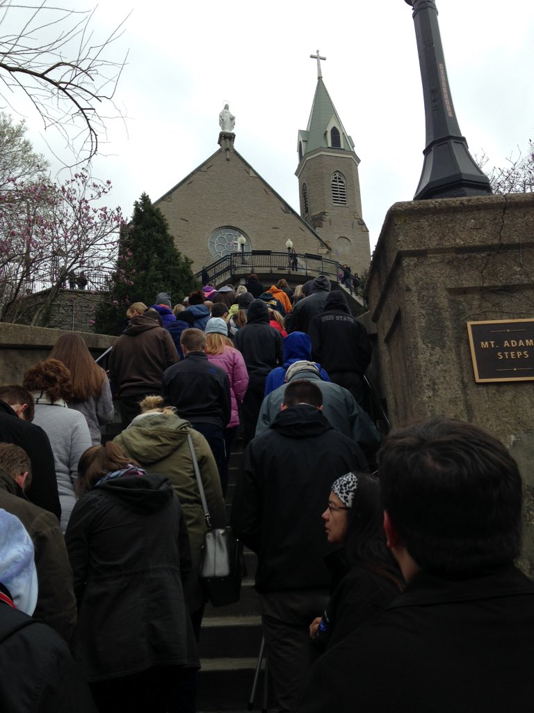 View from the sidewalk #PrayingTheSteps