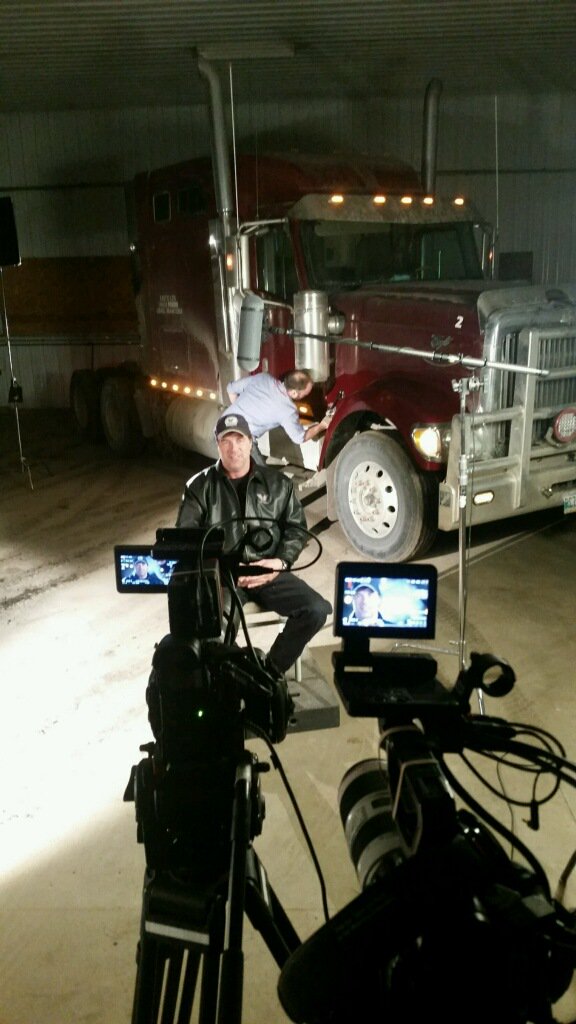 Post show interviews yesterday. Back in Montana for a few days. Headed to Mis America Truck Show next week.