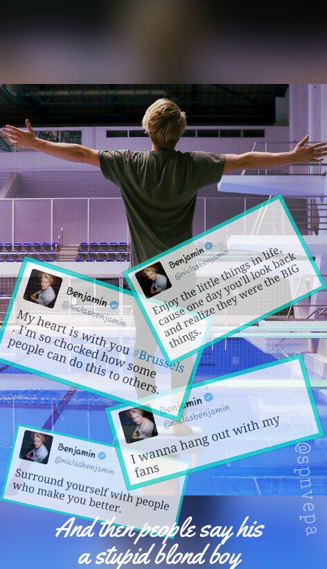 spnvepa's tweet photo. @niclasbenjamin is much more than a blond boy and I think all of us #bencharmers know it 💚 https://t.co/h8rOkRomXz