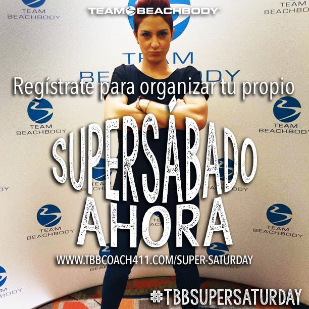 TeamBeachbodyEE's tweet photo. ¿Quién está listo para el Supersábado de abril? Toda la información aquí: https://t.co/TYN6JIGhdV #TBBSuperSaturday https://t.co/aMFrWf6USu