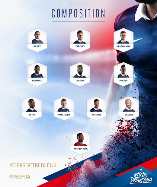 LEFIFASHOW's tweet photo. On parle de la compo des Bleus, vous en pensez quoi? #PBSFRA #FIFASHOW https://t.co/NMtKf3SUqU