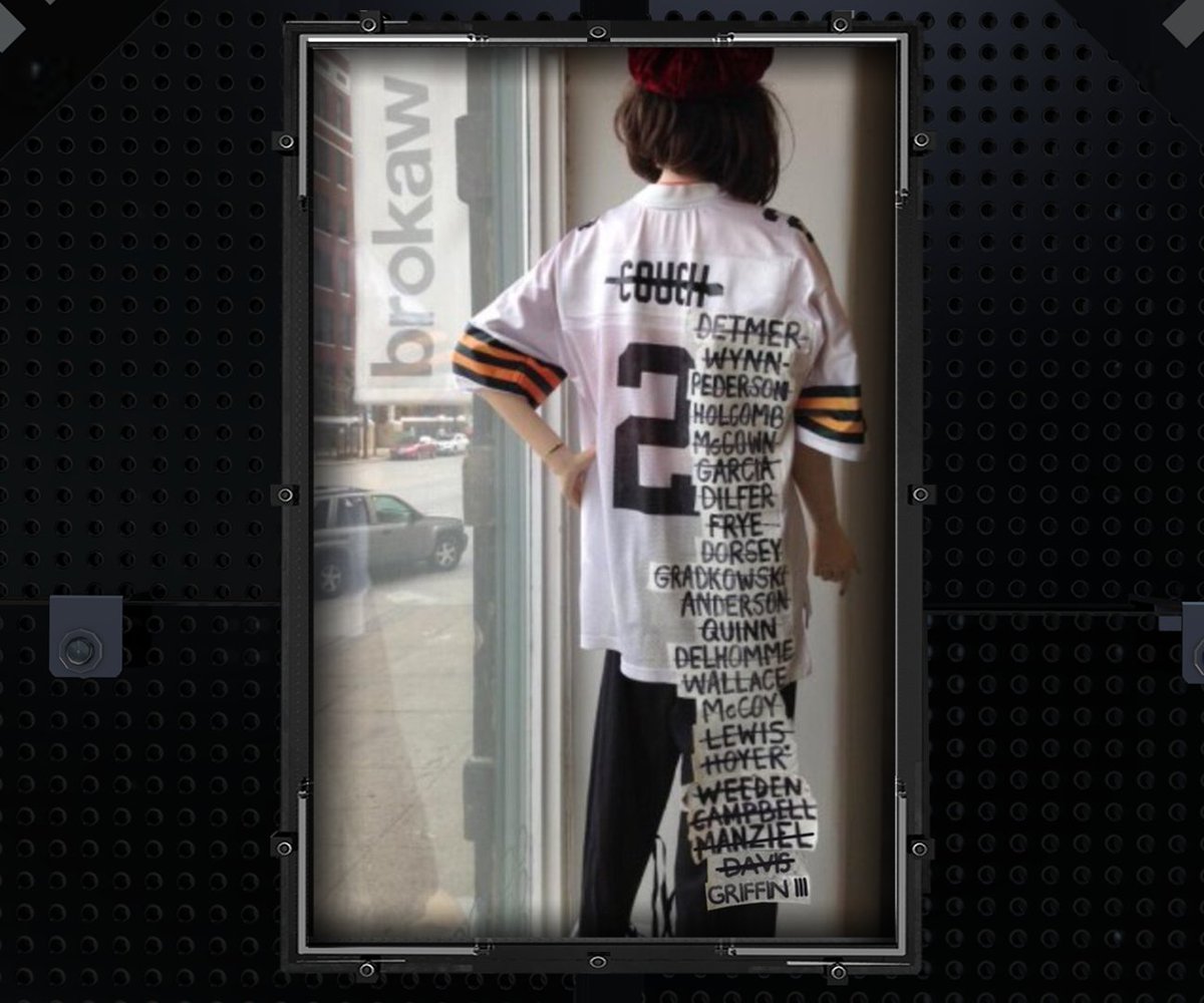 NFL on ESPN on X: 'The famous Browns QB jerseyupdated.   / X