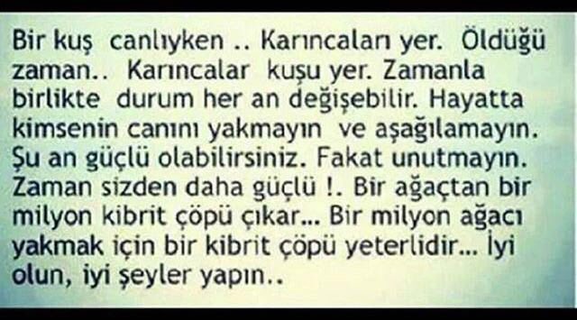 Ne Oldum Değil Ne Olacağım Demeli