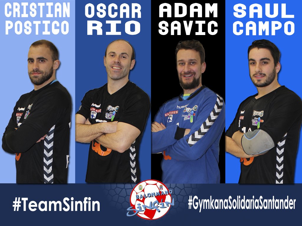 ¡Lo desvelamos! El #TeamSinfin estará formado por @cristianpostigo, <a href="/oscarrio23/">Oscar Rio Rasillo</a>, <a href="/savara_12/">Adam Savić</a> y <a href="/saulcampo11/">Saul Campo</a>.