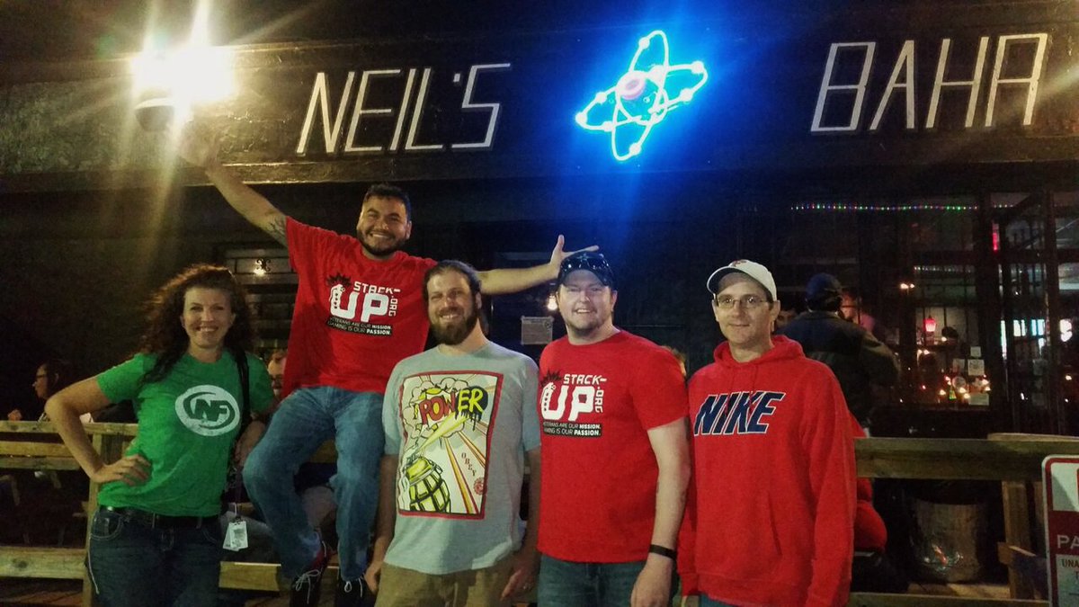 StackUpDotOrg's tweet photo. #TheStacks Houston had a great time geeking out and #StackingItUp at @neilsbahr!
https://t.co/Bdrow0tsST https://t.co/KUTvfyDDc7