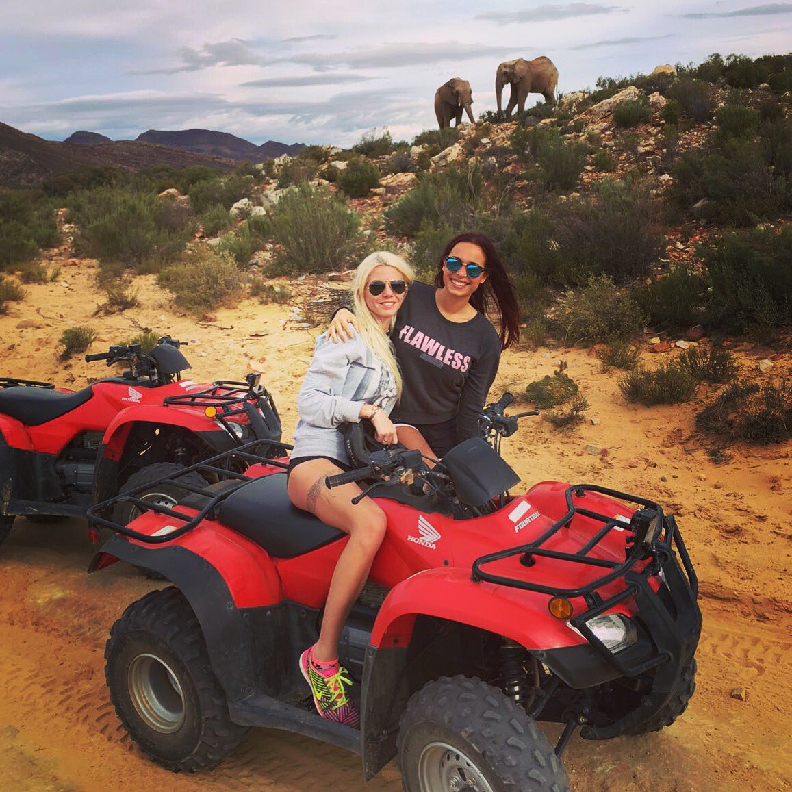 JessicaThivenin's tweet photo. Heyhey Safariiii Quad au dessus #lmsa @Stephaniiie_d https://t.co/pYOC2cBoJK