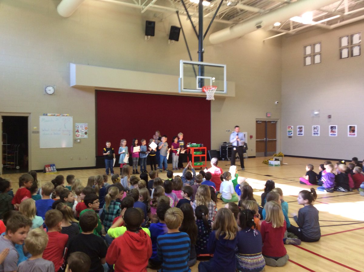 Ray Marsh second graders being recognized for their Outstanding Effort!! #awesome kiddos