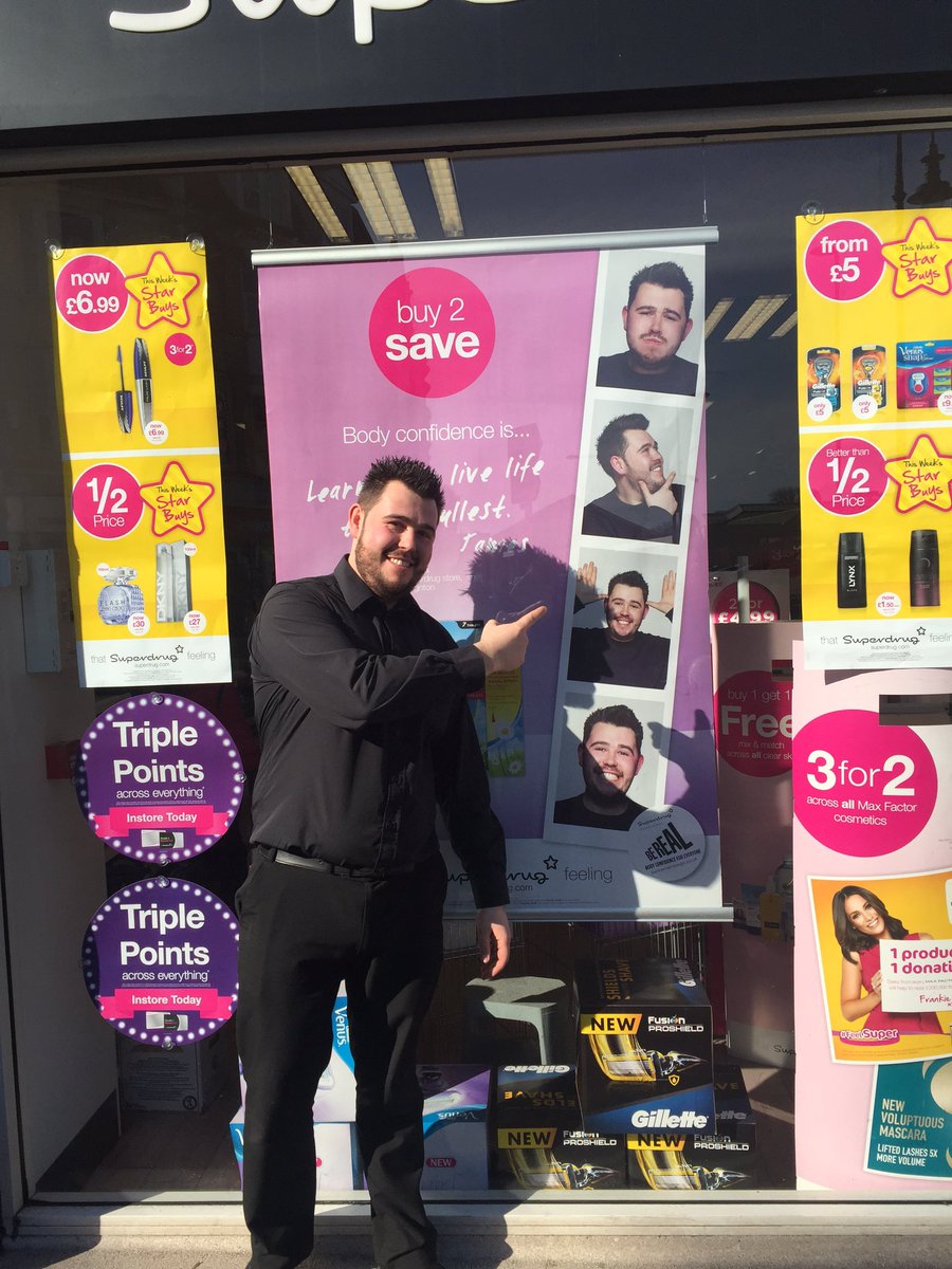 jamieworld1989's tweet photo. So this is live in stores now! Great campaign, great work Superdrug! @superdrug @BeReal_Campaign https://t.co/bvtua2h06F
